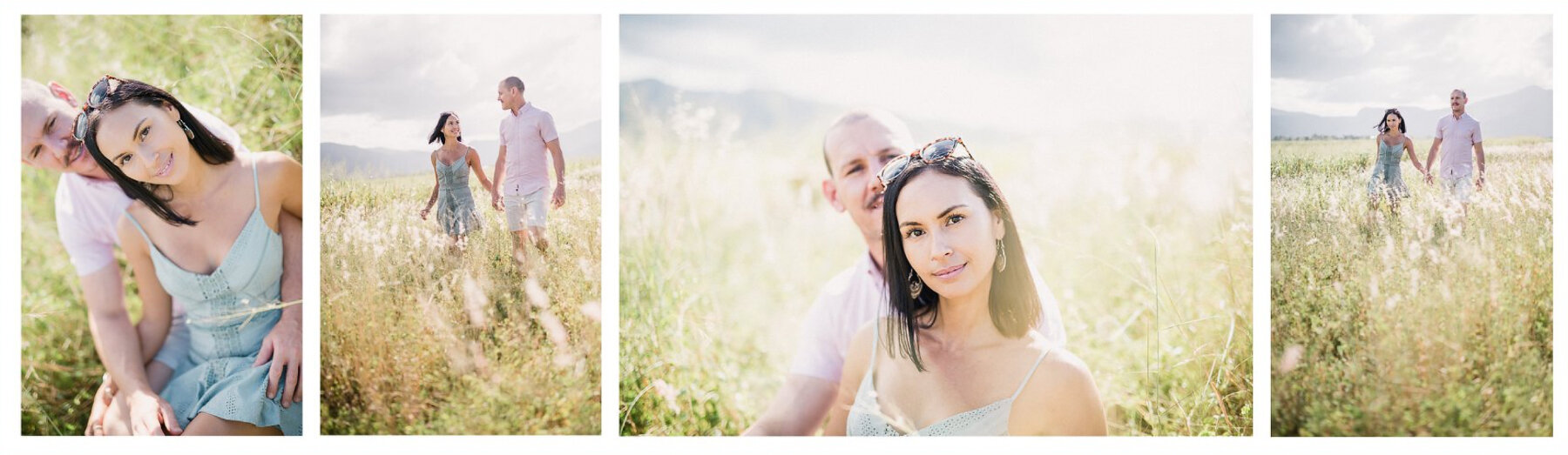 Port Douglas wedding photographer collage of young couple